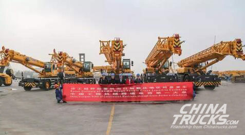 XGMC 5 cranes Shipped to Central American Caribbean Region