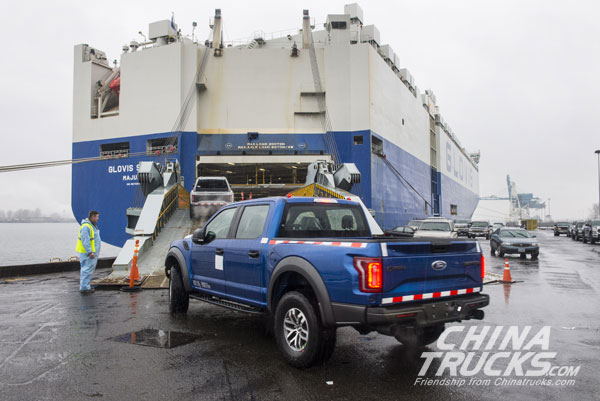 Ford Exports Michigan-built F-Series Truck to China for 1st Time