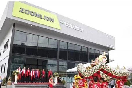  ZOOMLION First Overseas Standard 4S Store Opened in Thailand