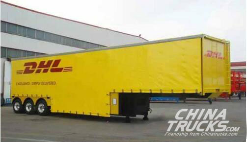 CIMC Van Semi Trailers Exported to Thailand in CKD Mode