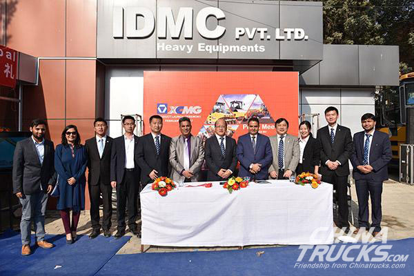 XCMG's New 4S Store Grandly Opens in Nepal