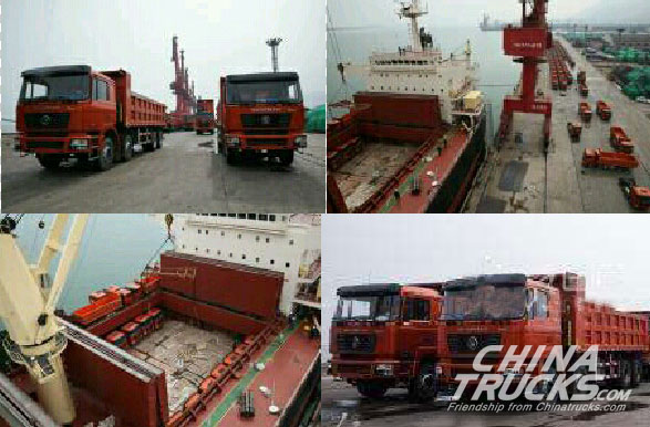 142 SHACMAN Dumpers Exported to Nigeria