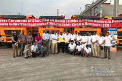 SHACMAN Delivers 50 Trucks to Its Pakistan Customer 