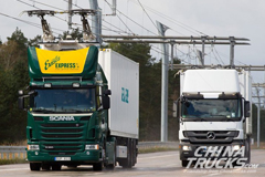 Siemens Builds eHighway in Germany to Charge Electric Trucks