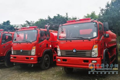 Sinotruk CDW’s Fire Trucks Exported to Myanmar Pass the Final Inspection