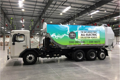 BYD Delivers 1st All-Electric Automated Side-Loader Garbage Truck to Palo Alto