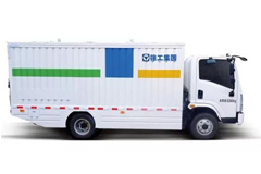 XCMG’s First All Electric Barreled Garbage Truck Rolls off the Production line