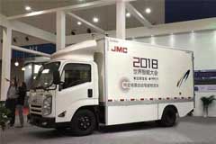 JMC Debuts Autonomous Driving Delivery Vehicle at WIC
