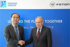 Foton Motor and Piaggio Group of Italy Team up for New Range of LCVs