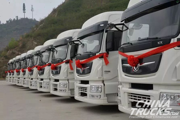 BEST Express Placed Another Order for 40 Dongfeng KX Trucks