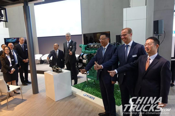 IAA 2018: FAWDE Launched Aowei 6DM3 with MAHLE Llaser-welded Steel Piston