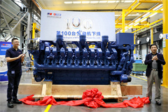 MTU Yuchai Anteyou Rolls off the 100th High-end High-power Engine