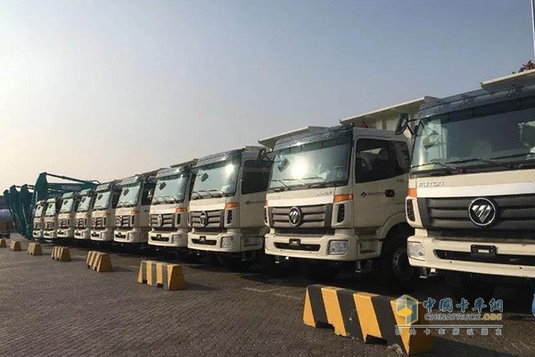 145 Units Foton Heavy-duty Trucks Assist Infrastructure Construction in Guinea