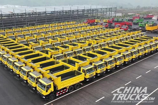 200 Units Hongyan Self-dumping Heavy-duty Trucks Arrive in Bolivia for Operation