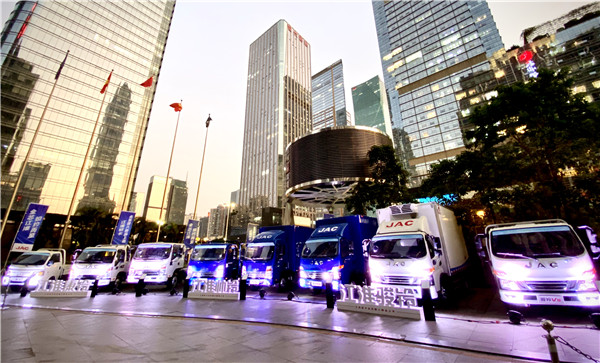 JAC Reveals New Trucks with National VI Emission Standards in Shenzhen