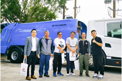 FULONGMA, Scania Launch 3rd-generation Compression Garbage Truck in Hong Kong