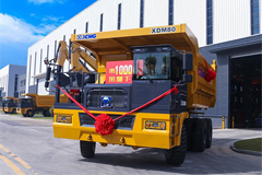 The 1,000 th XCMG Mining Truck XDM80 Rolled Off Factory Line