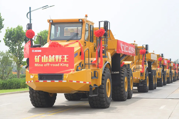 XCMG Mining Articulated Dump Trucks Exported in Batches