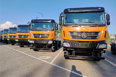 Beiben Exports AMT-equipped Dump Trucks to Zambia