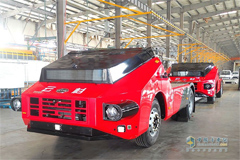 BYD Rolls Off a Driveless E-drive Cabin-less Terminal Tractor