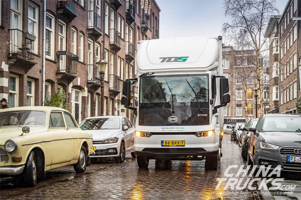 BYD Delivers 10 ETM6 eTrucks to TDS in the Netherlands