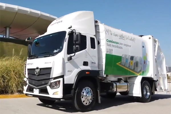 FOTON AUMAN EST-M Garbage Truck Delivered to Guadalajara City Council in Mexico