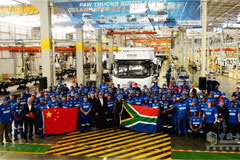 FAW TRUCKS SA Assembles 9 000th Unit At COEGA PLANT