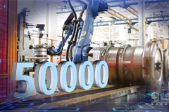 The 50000TH Unit FOTON Cummins Exhaust After-treatment Device Assembled