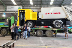 FULONGMA's Electric Garbage Truck Debuts at Indonesian PEVS