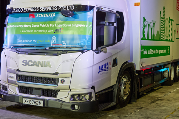 Singapore Welcomes the First Scania Battery-Electric Logistics Truck 