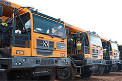 More than 20 XCMG Mining Trucks Arrive at Major Mining Sites in Mongolia