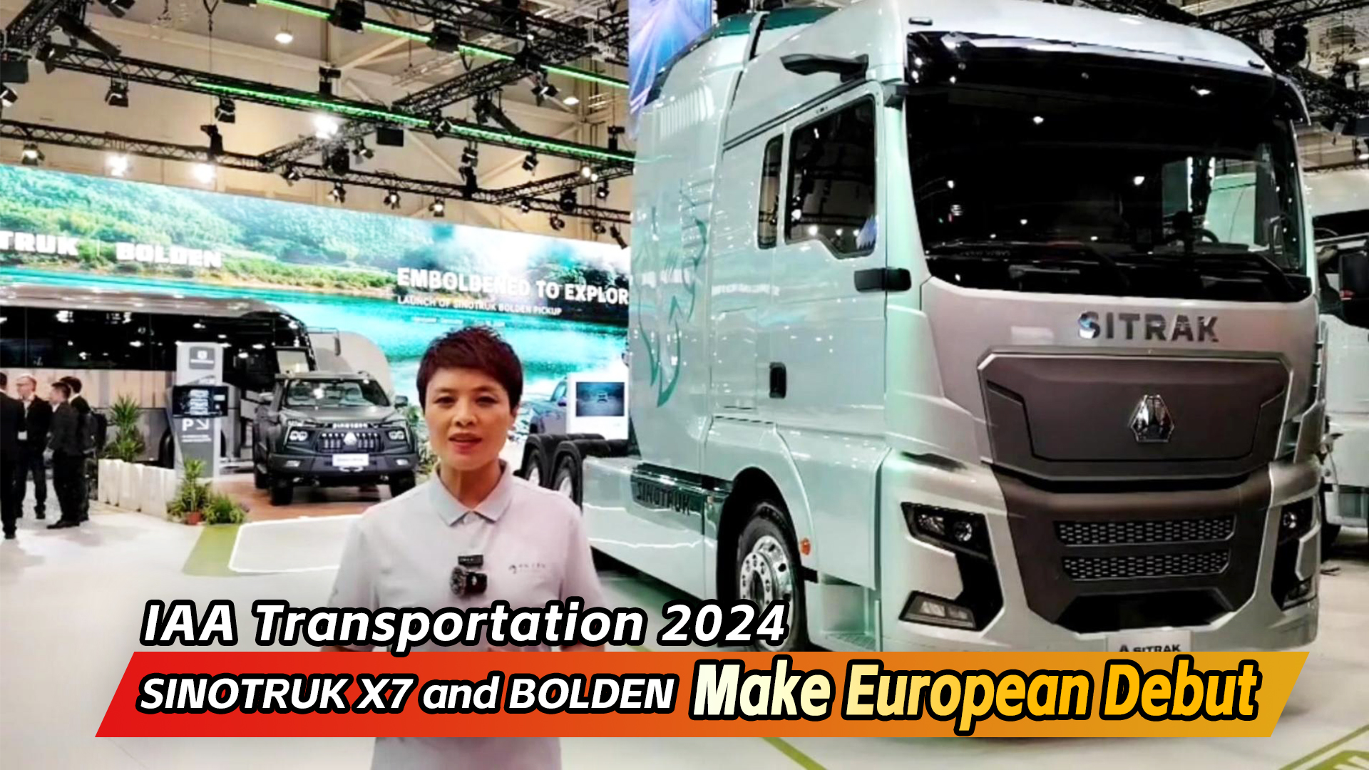 SINOTRUK X7 and BOLDEN Make European Debut at IAA