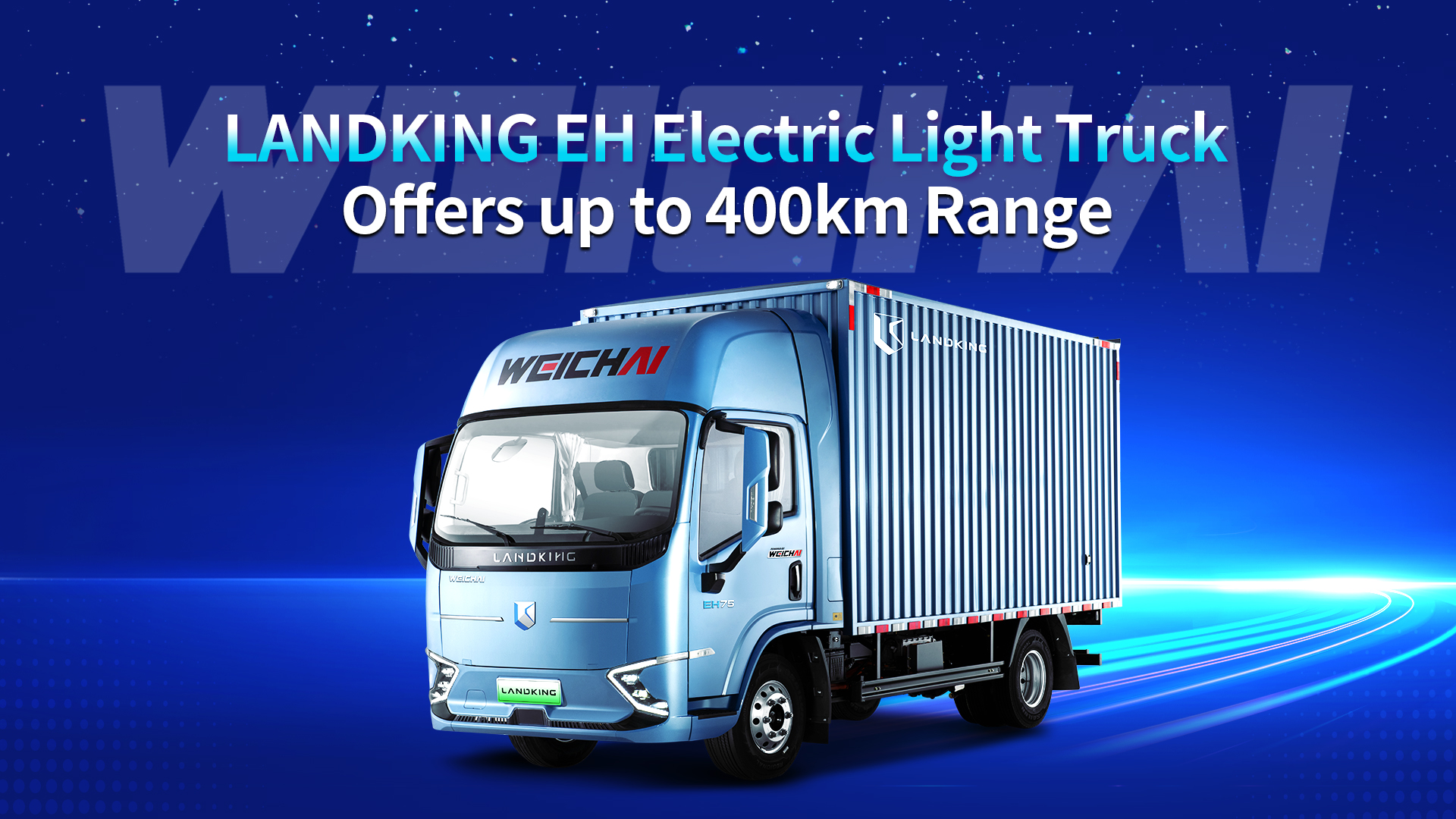 LANDKING EH Electric Light Truck Offers up to 400km Range
