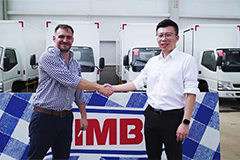 JMC Delivered 20 Shunda Light Trucks to Bimbo in Paraguay