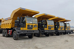 XCMG XG90 Mining Dump Trucks Delivered in Bulk to Kazakhstan