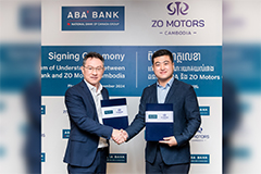 Driving Green Economy Forward: ABA Bank Partners with ZO Motors Cambodia