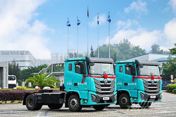FOTON Auman Battery-Swap Electric Trucks: Greener Solutions for Port Logistics