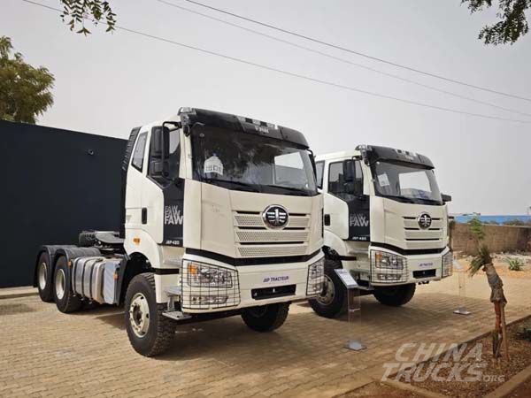 FAW TRUCKS Debuts J6P Heavy-duty Truck in Senegal