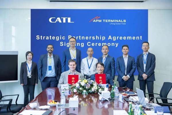 CATL, APM Terminals Sign Strategic Agreement to Advance Port Electrification