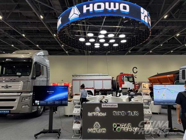 SINOTRUK Displays Locally Assembled Trucks at Astana Vehicle Expo