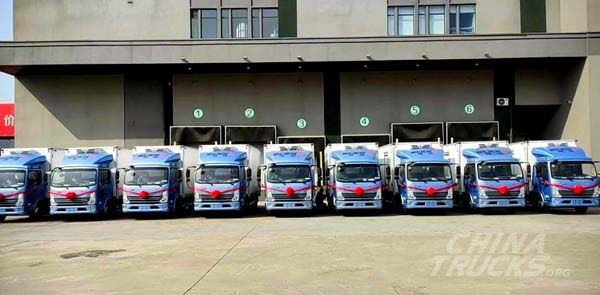 25 LANDKING Hybrid Light Trucks Safeguard the SCO Summit
