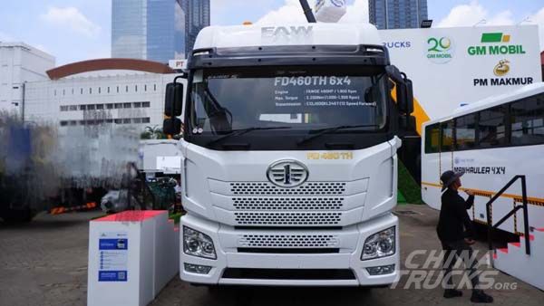 FAW TRUCKS Showcases Flagship Models at Mining Indonesia 2025