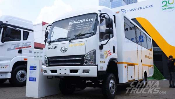 FAW TRUCKS Showcases Flagship Models at Mining Indonesia 2025