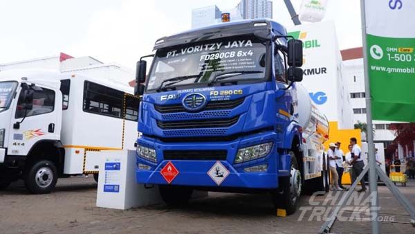 FAW TRUCKS Showcases Flagship Models at Mining Indonesia 2025