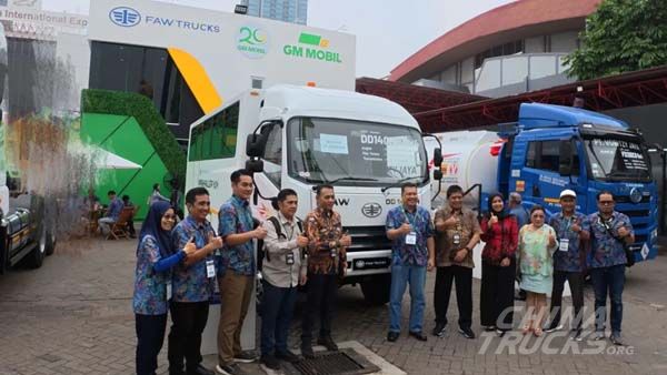 FAW TRUCKS Showcases Flagship Models at Mining Indonesia 2025