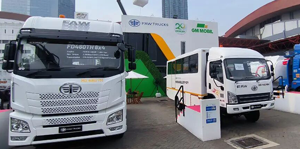 FAW TRUCKS Showcases Flagship Models at Mining Indonesia 2025