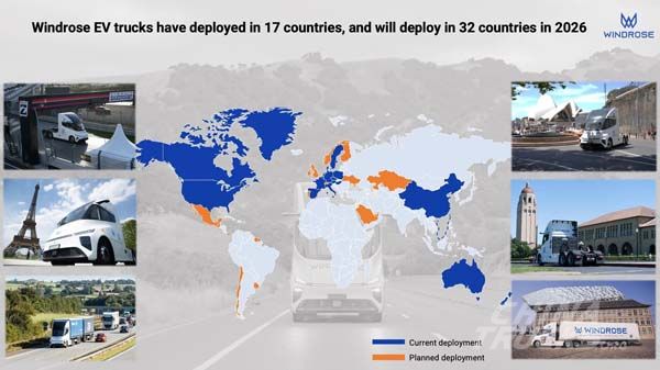 Windrose Electric Trucks Hit the Road in Portugal，Expand to 18 Countries