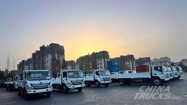 FOTON Delivers Over 100 Light-Duty Trucks to West Africa