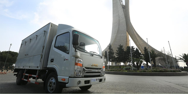 JAC Rolls Out First High-End Light Truck at Overseas KD Plant in Algeria