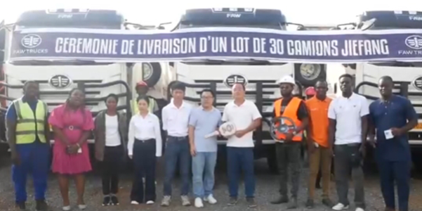 FAW TRUCKS Completes First Batch Delivery of Trucks to Togo